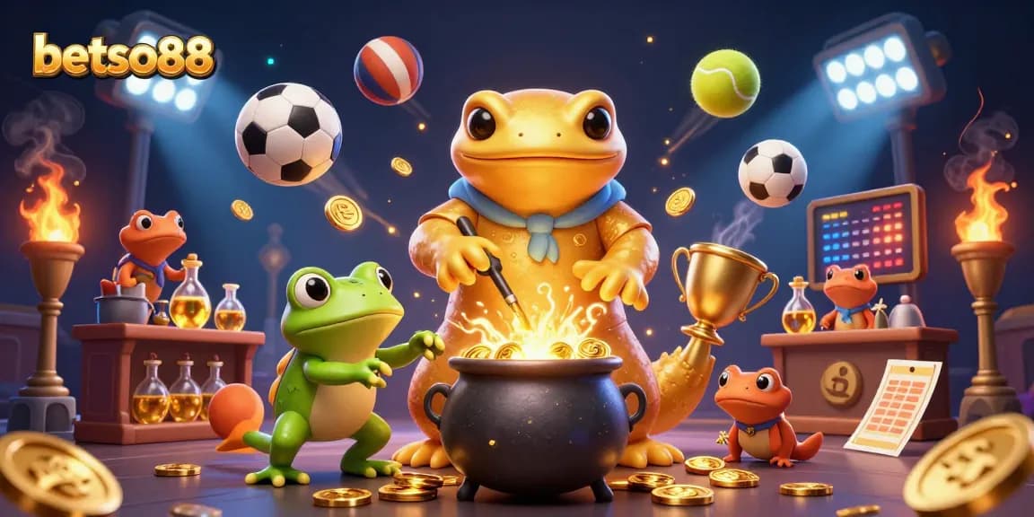 Experience thrilling gameplay and exceptional odds with betso88 as characters transmute elements in a bustling casino environment.