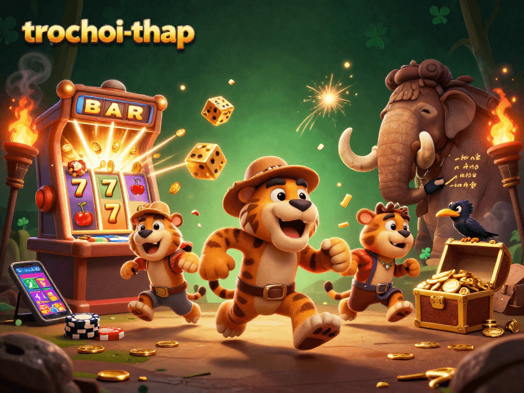 Visit trochoi-thap's thrilling prehistoric casino featuring exciting slot machines and dynamic gameplay.