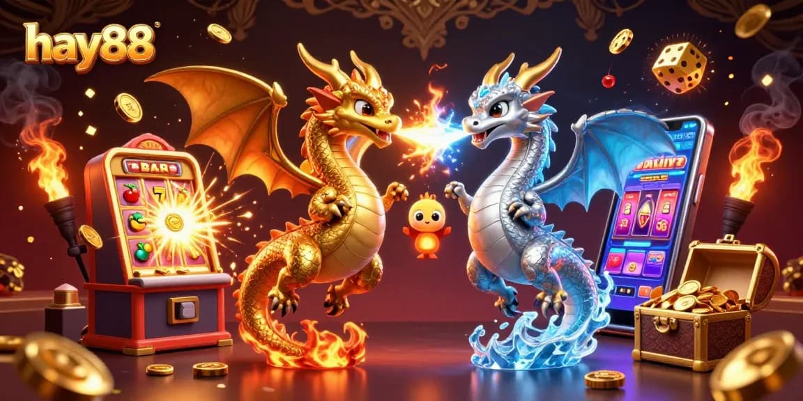 Experience action with hay88 dragons amid a vibrant casino explosion of jackpots and games.