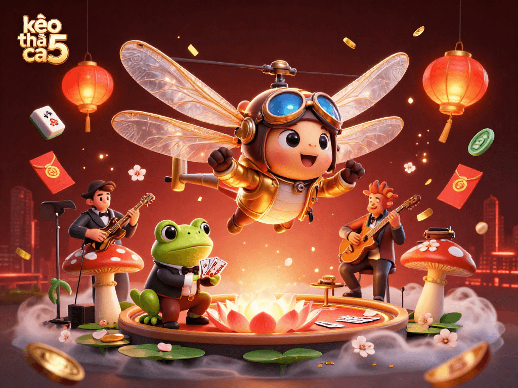 Engage with kèo nhà cái 5 by experiencing lively casino action featuring unique characters and elements.
