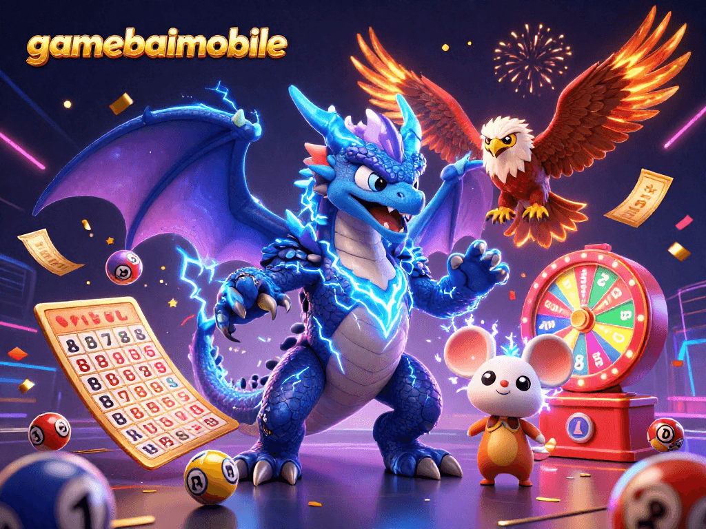 Experience gamebaimobile with thrilling lottery excitement featuring vibrant characters and dynamic gaming elements.