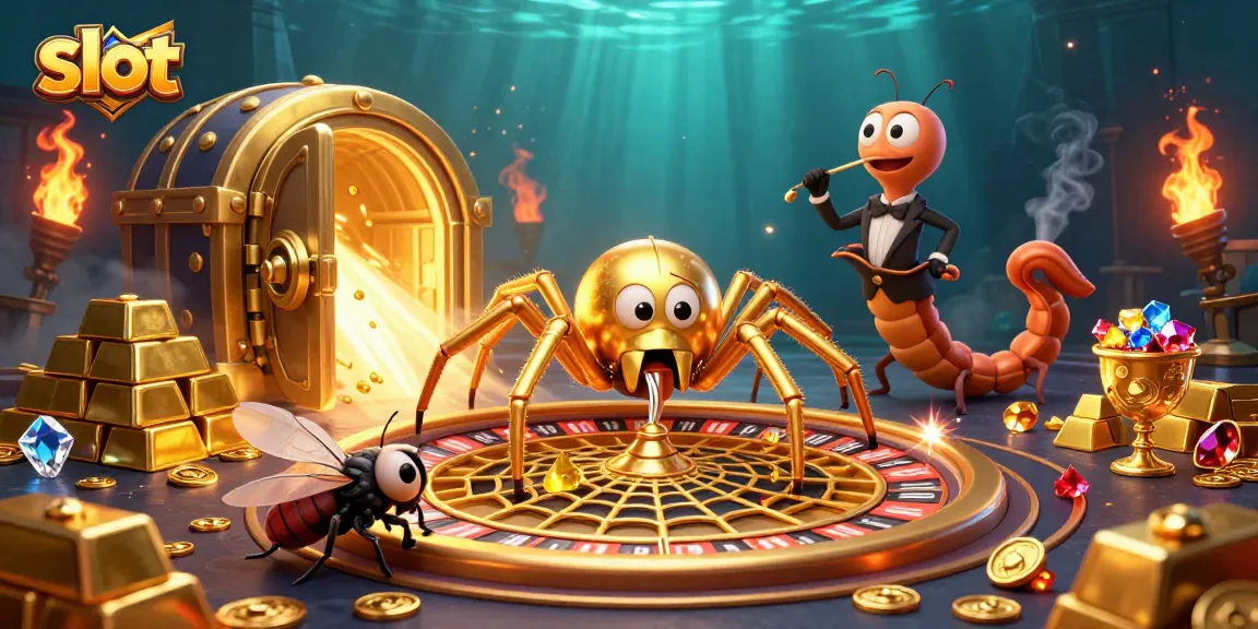 Experience thrilling slot gameplay with vibrant golden elements and dynamic characters