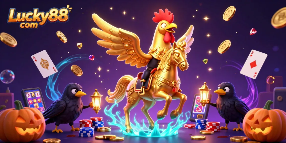 Experience the thrill of Lucky88 com with captivating casino visuals featuring vibrant characters and dynamic gameplay elements.