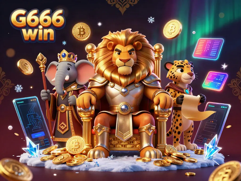 Experience thrilling gameplay at G666 win with a fierce lion king, elephant advisor, and a swift cheetah!