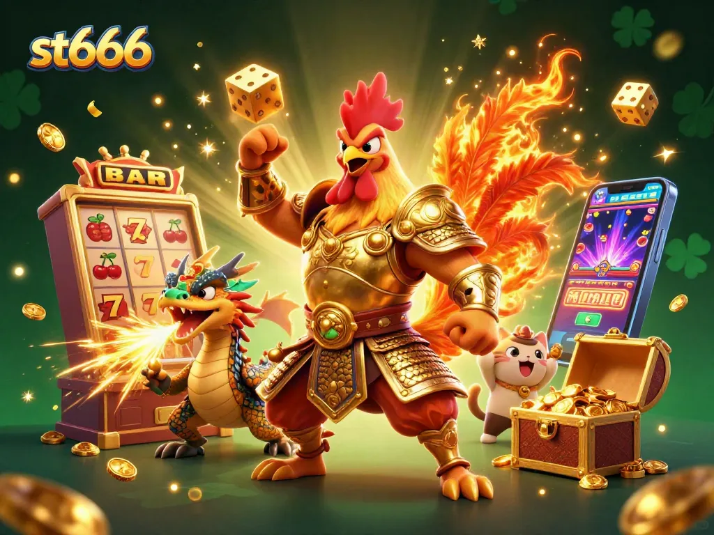 Engage with st666's vibrant casino scene featuring dynamic characters and thrilling elements for players.