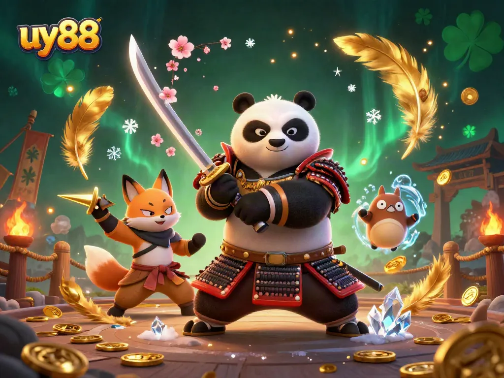 Experience the thrill of uy88 with dynamic casino action in a vibrant 3D scene.
