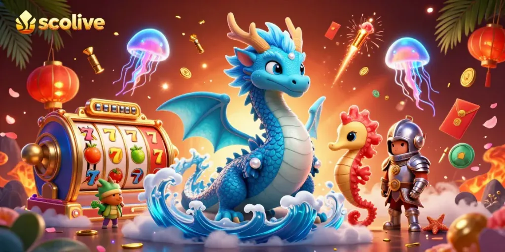 Socolive delivers an exhilarating slot experience with enchanting dragon and knight; join the action!