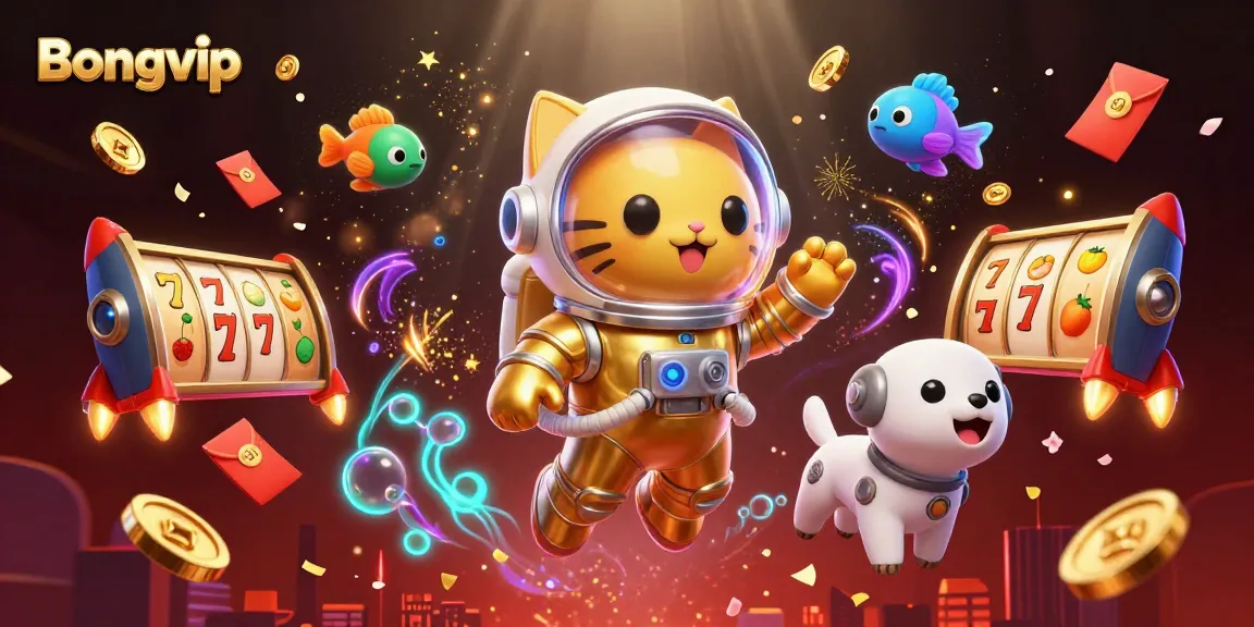 Bongvip transforms gameplay with explosive slot wins and vibrant animations in this enriched 3D illustration.
