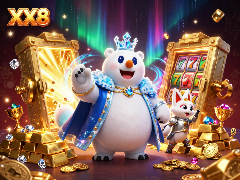 Engage with the exhilarating XX8 casino experience featuring dynamic treasures and vibrant characters.