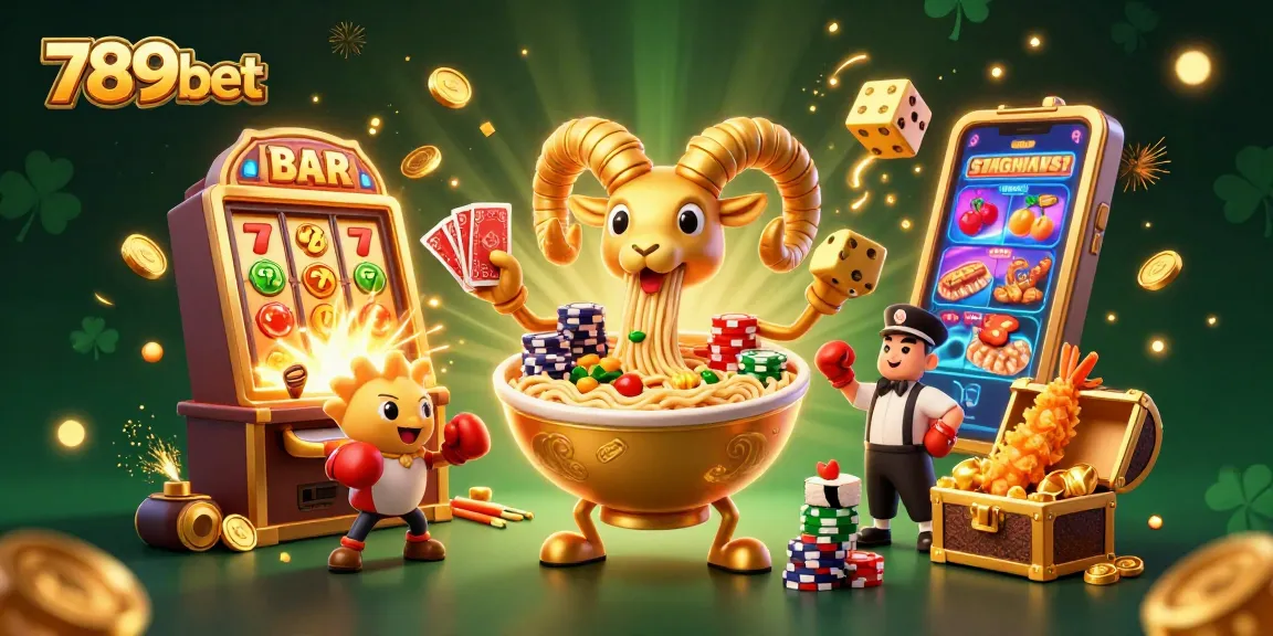 Win big at 789bet with vibrant casino characters celebrating jackpots in a colorful illustration.