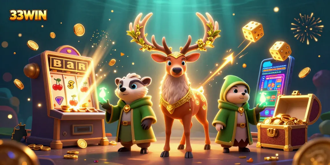 Experience big wins with 33WIN's vibrant casino atmosphere filled with exciting game elements.