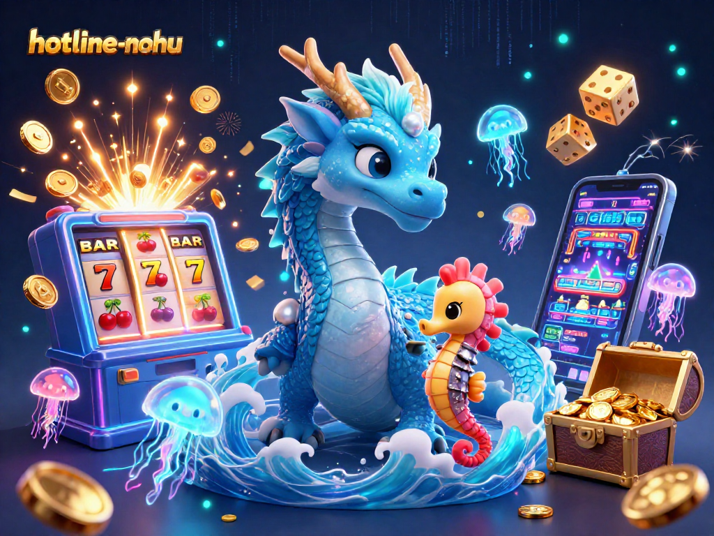 Experience the excitement of hotline-nohu with vibrant characters, dynamic casino elements, and neon energy.