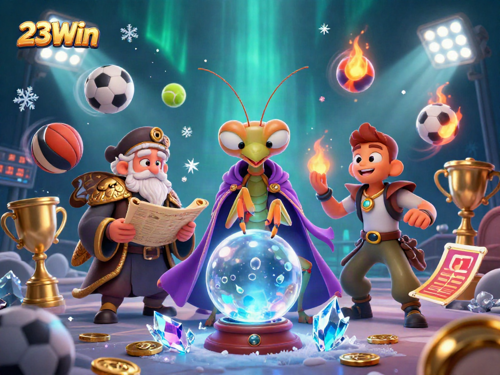 Engage with 23Win's exhilarating sports betting scene, featuring dynamic sports elements.