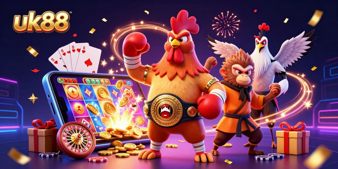Experience thrilling gaming adventures with uk88’s vibrant casino characters in a spectacular environment.