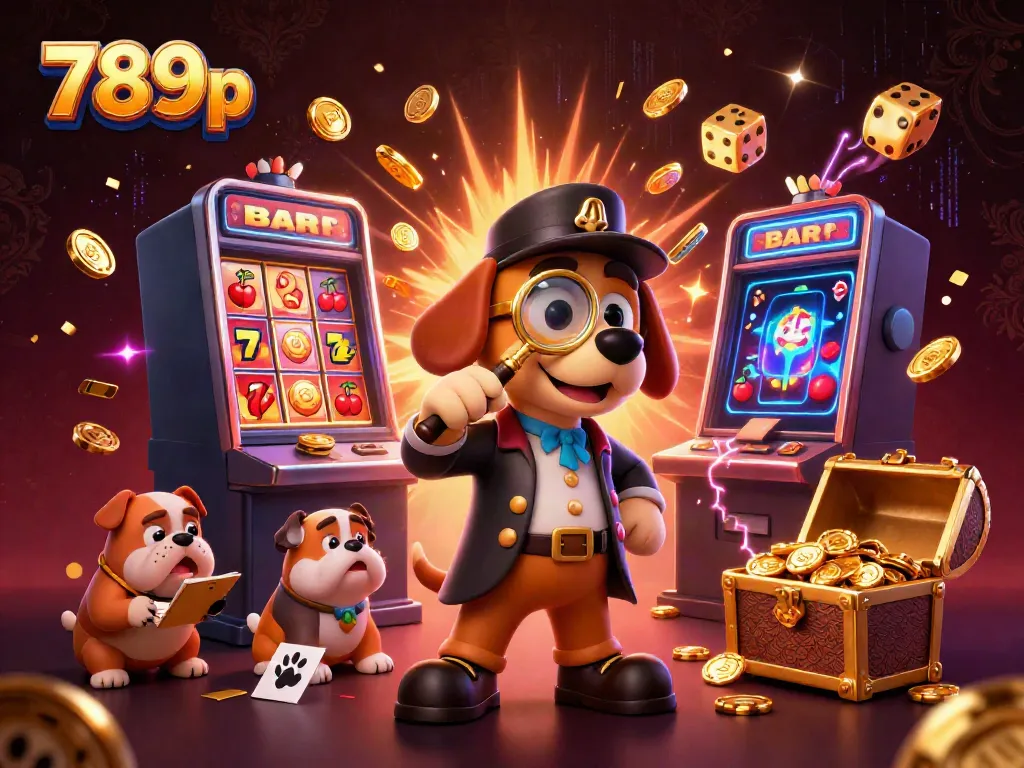 Experience thrilling adventures in 789p with a detective discovering golden poker chips among explosive jackpots.
