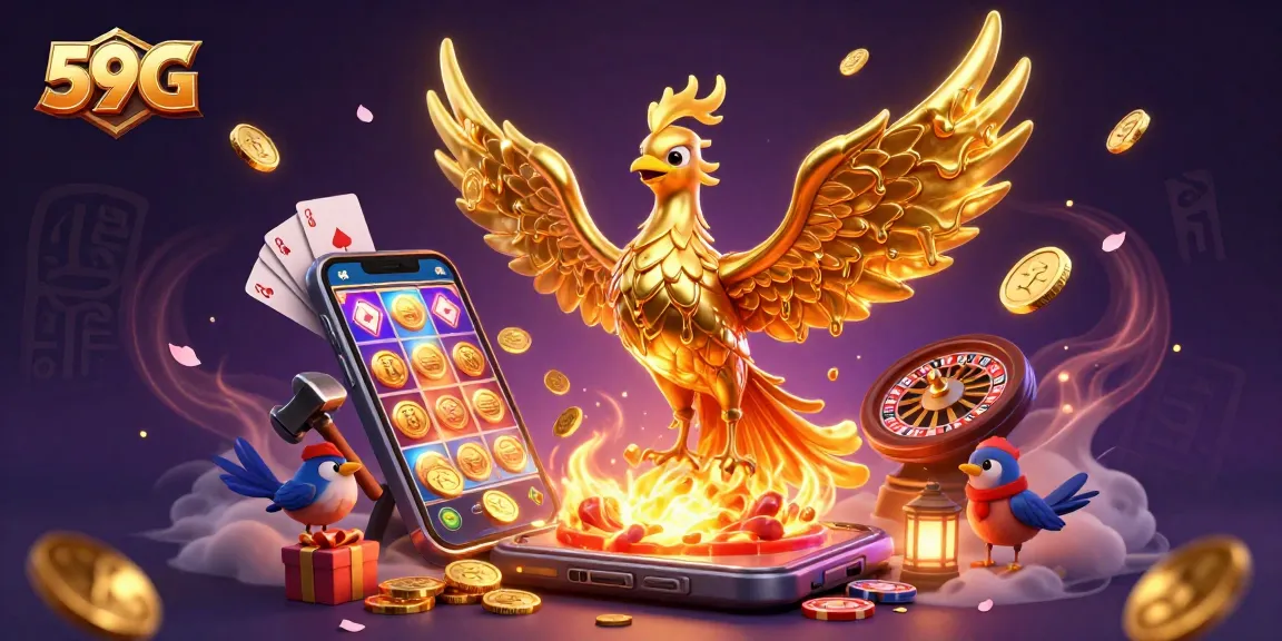 Win big with 59G's dynamic online gaming scene, showcasing thrilling rewards and excitement.