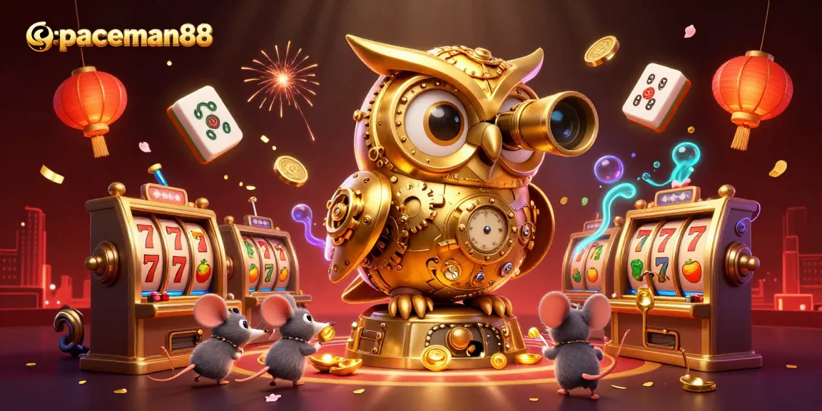 spaceman88 showcases a vibrant casino expanse with animated characters and exciting game elements.