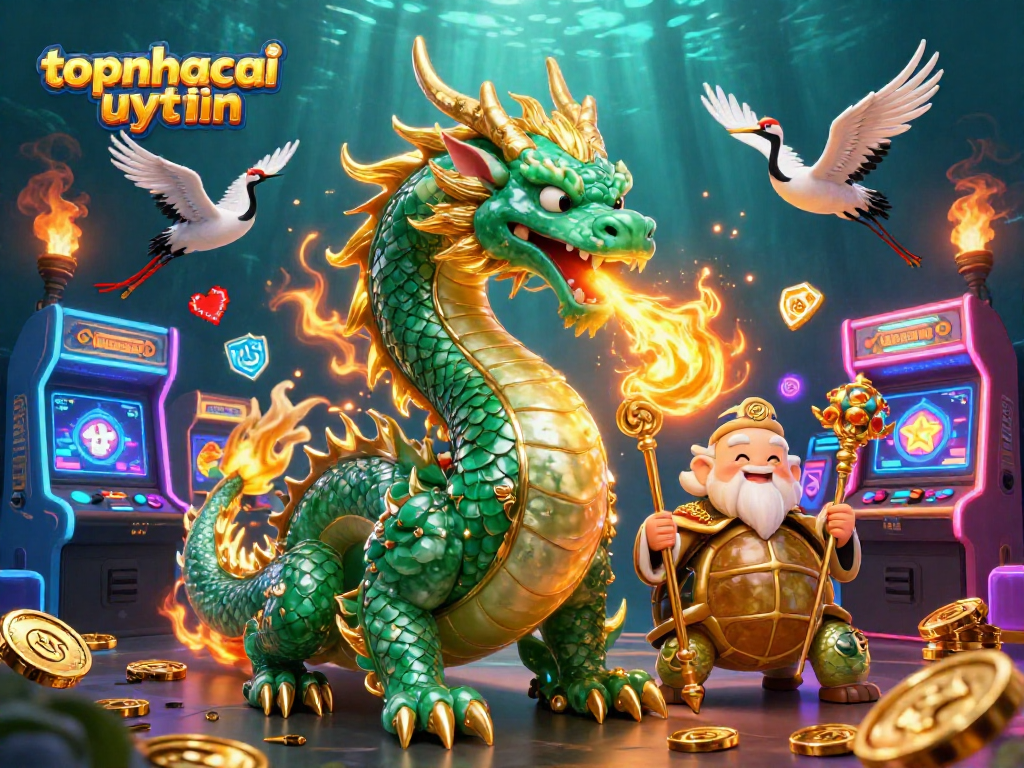 Experience the thrilling game dynamics of topnhacaiuytinn with a vibrant casino illustration.