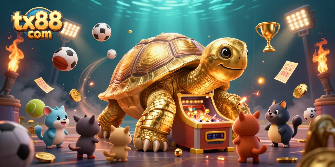 Experience thrilling wins at tx88 com with a vibrant gambling scene filled with sports elements.