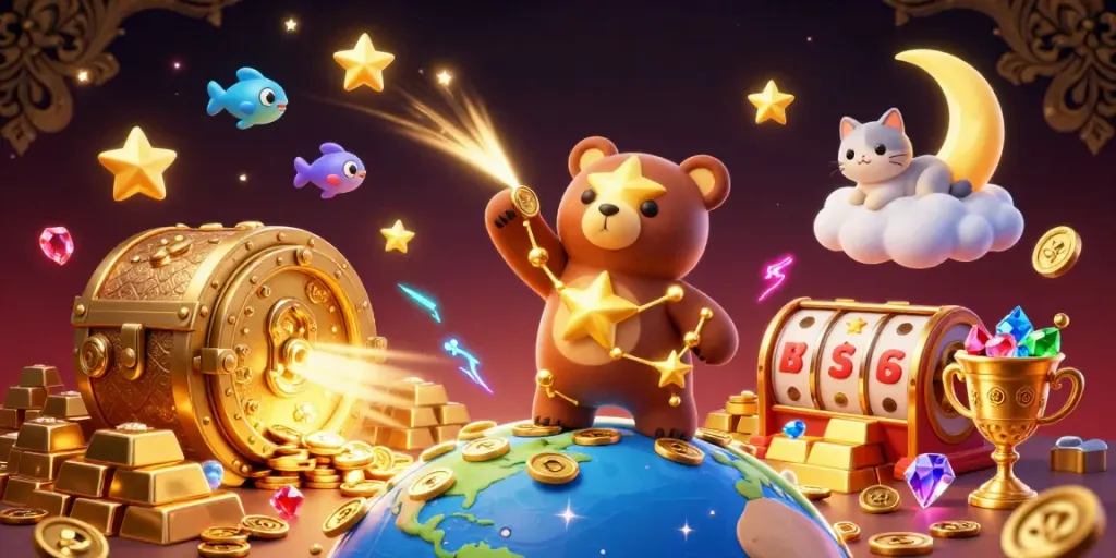 Experience nhà cái 8xbet's casino magic with radiant treasures and celestial companions.