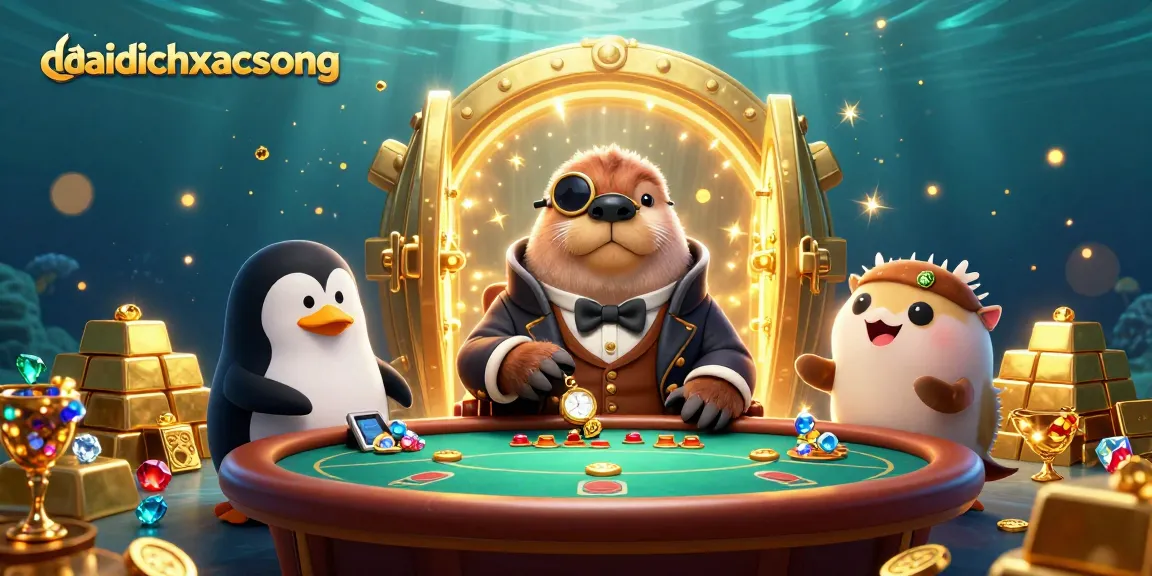 Experience the thrill of daidichxacsong while battling at the underwater casino table.