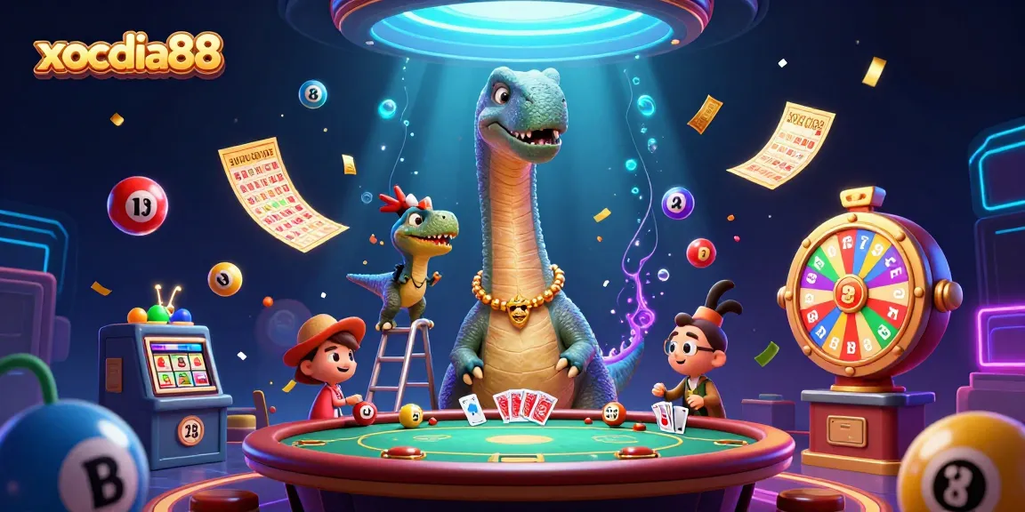 Win big at xocdia88 with exciting games amid a colorful casino atmosphere.