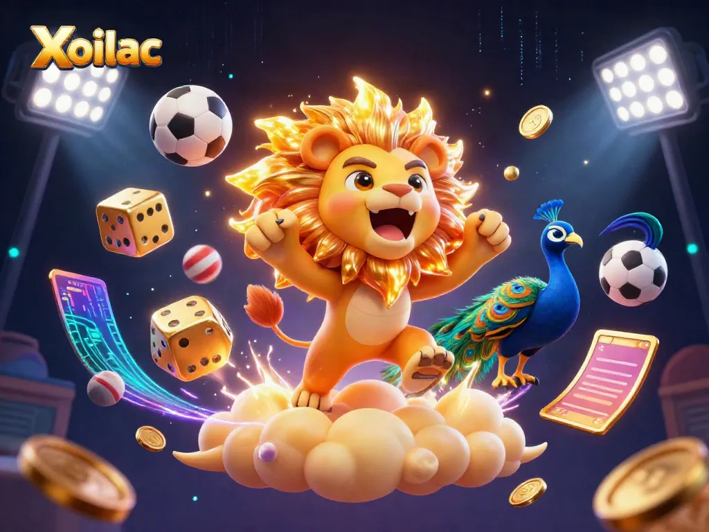 Xoilac combines thrilling sports betting and high-stakes gameplay, featuring dynamic elements and golden graphics.