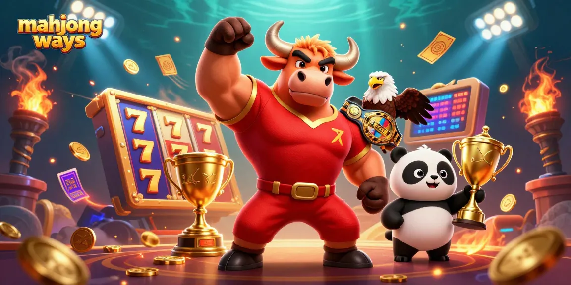 Experience the thrill of winning with mahjong ways in this vibrant digital casino illustration.