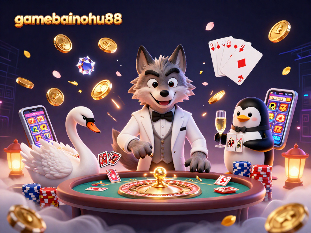 Win big with gamebainohu88's vibrant casino scene featuring dynamic characters and thrilling gameplay.