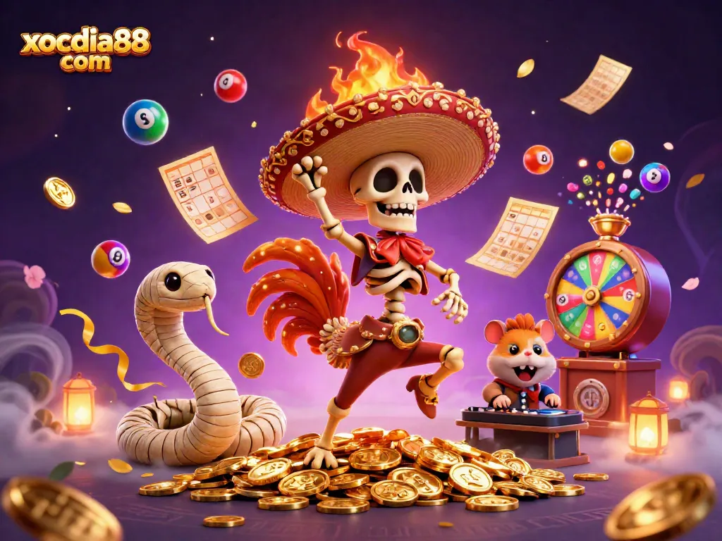 Experience exciting gameplay with xocdia88 com's dynamic 3D celebration of luck and fortune.