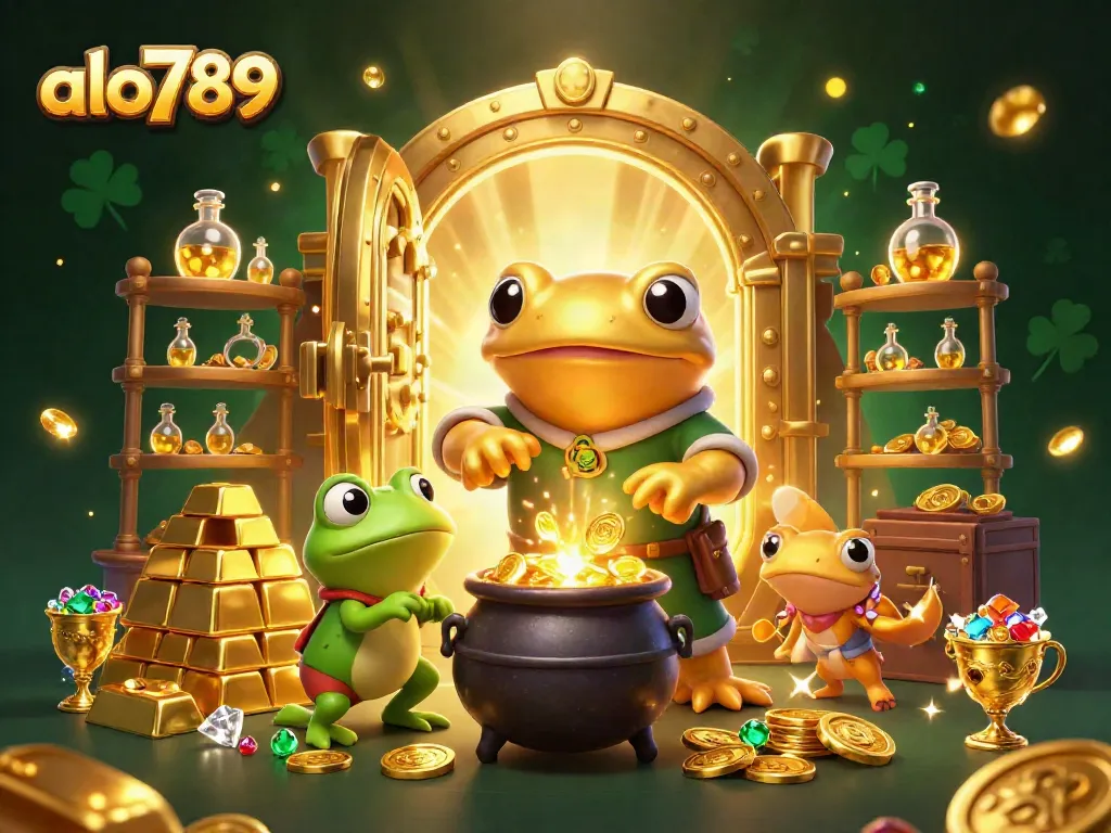Bet on excitement with alo789, featuring whimsical alchemists and treasure-filled scenes.