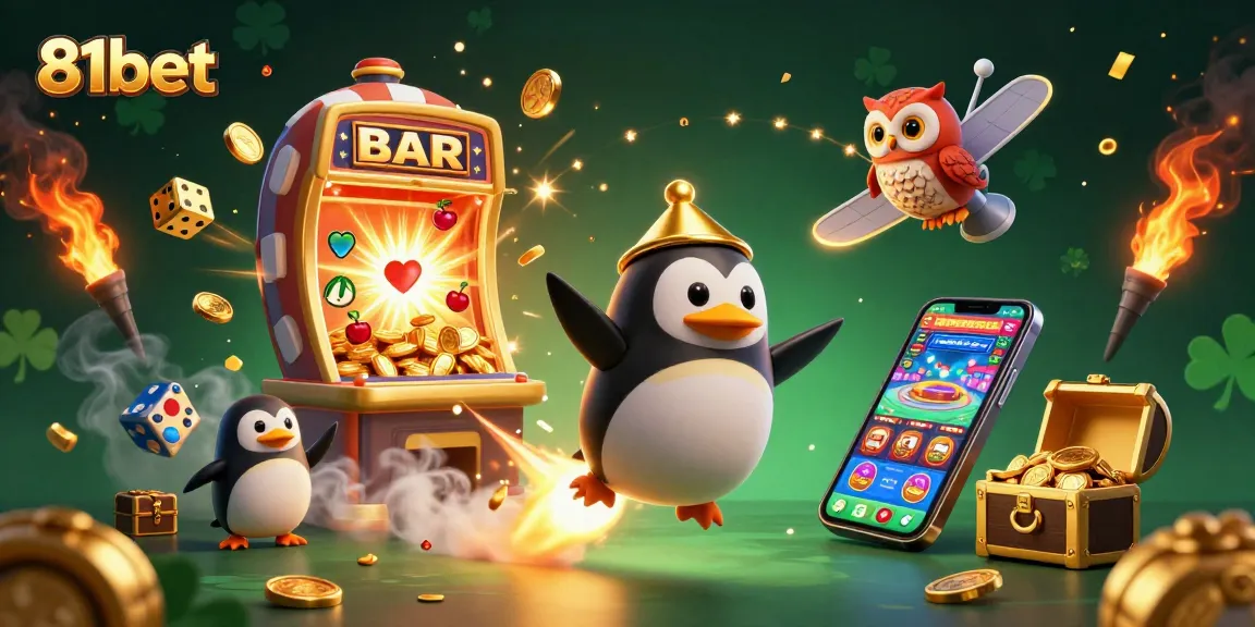 Experience thrilling slot adventures with 81bet in a vibrant casino universe filled with golden treasures.