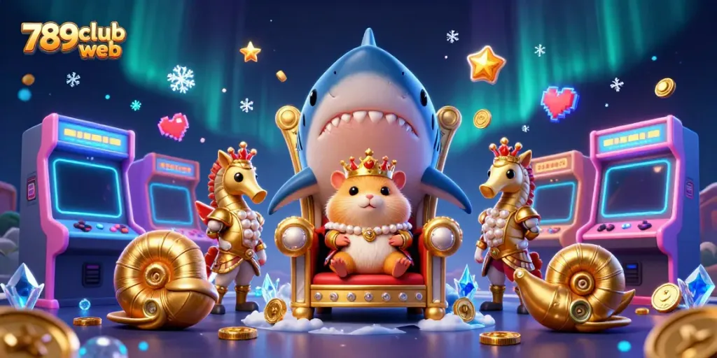 Experience thrilling gaming adventures at 789club web with a vibrant 3D illustration of a casino scene.