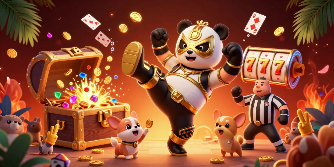 Experience gaming excitement at HH88 with a vibrant casino promotion illustration amidst gold coins and lively characters.