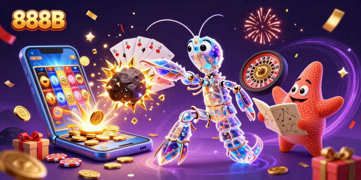 Experience thrilling gameplay with 888B as the galactic samurai punches through asteroids to unveil golden treasures.