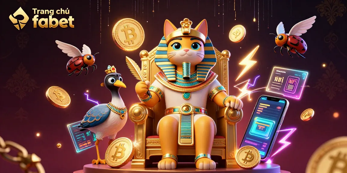 Engage in immersive gameplay at Trang chủ fabet with captivating crypto-themed illustrations.