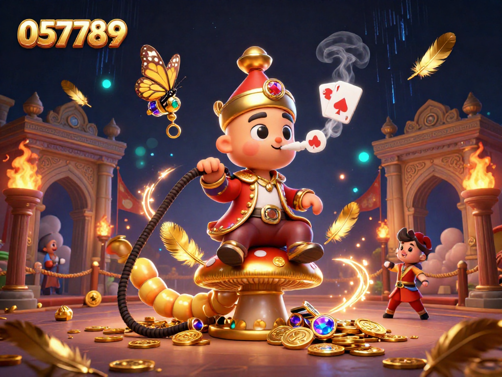 Engage in thrilling gambling at 057789 with a 3D immersive casino scene featuring rich visual details.