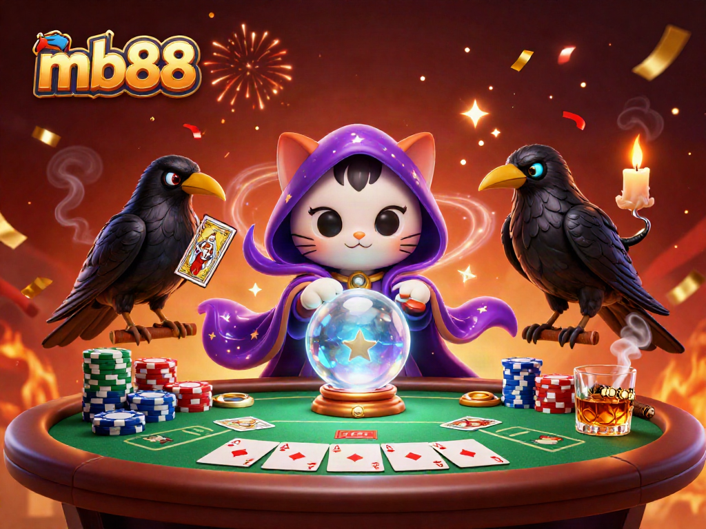 Experience the mystical gaming action at mb88 casino with a vibrant poker scene.