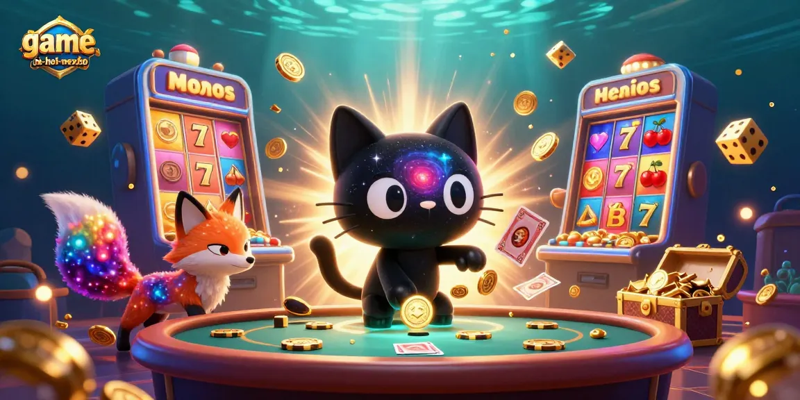 Experience vibrant game-le-hoi-mexico with cosmic characters and jackpot excitement in this 3D illustration.