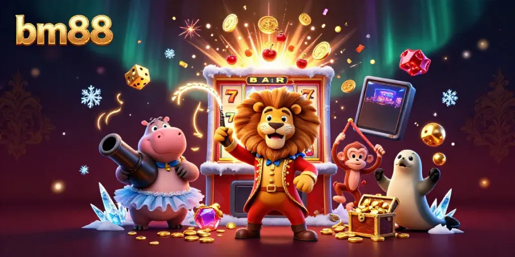 Experience thrilling wins at bm88 with colorful slots, dynamic characters, and casino excitement.