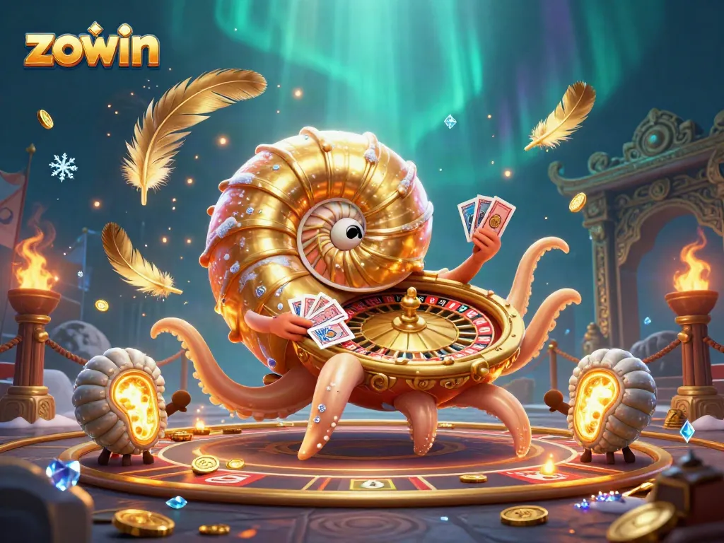 Engage with the exciting world of zowin where a giant nautilus embodies the thrill of casino gaming.