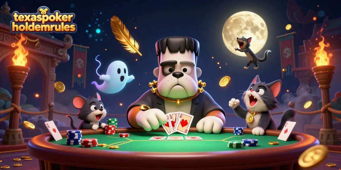 Engage with texaspokerholdemrules at a thrilling poker table featuring vibrant characters.