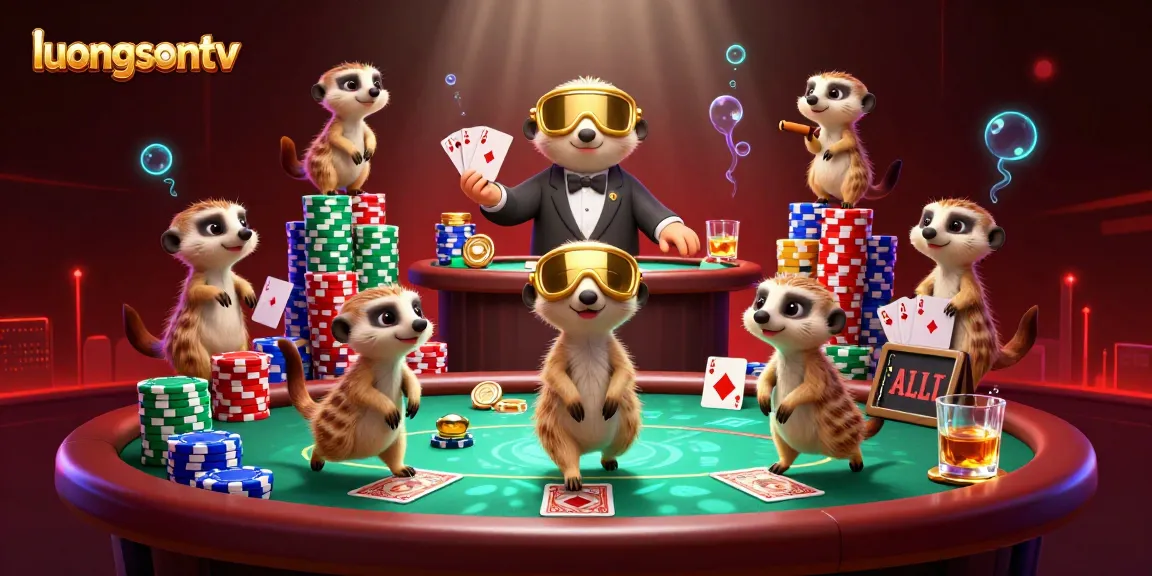Experience thrilling action at luongsontv with meerkats running a vibrant casino!
