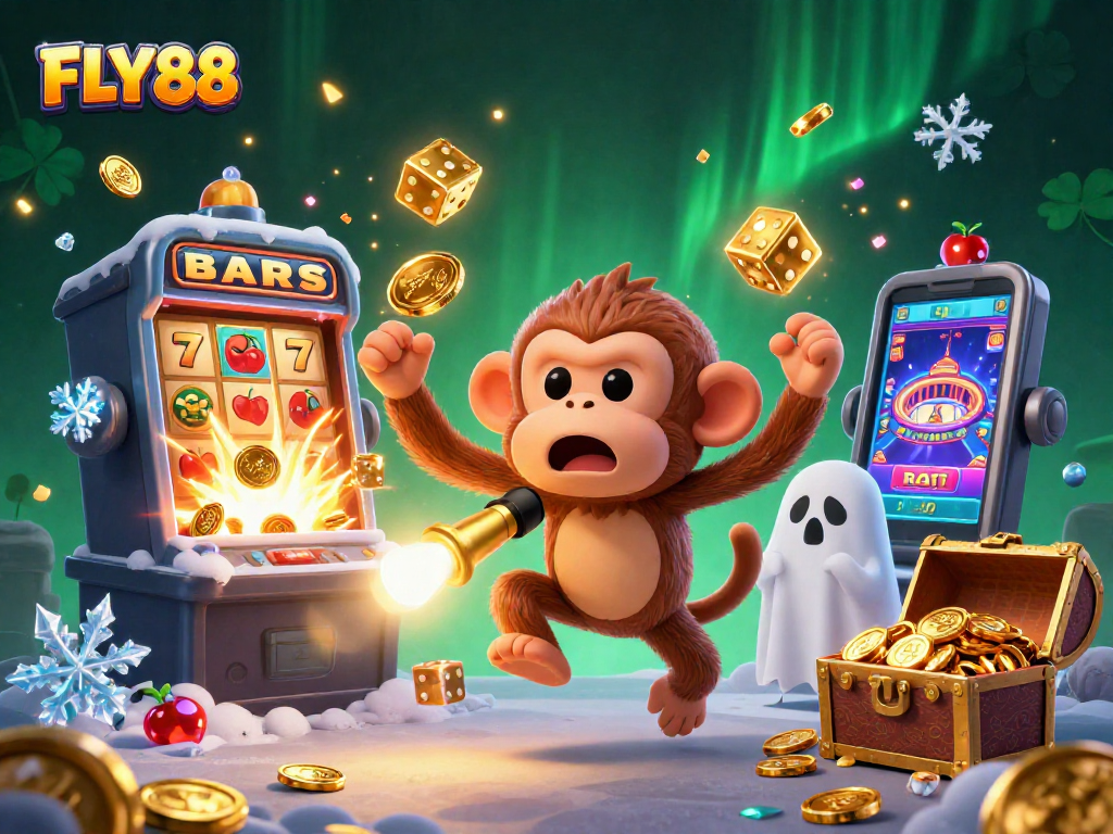 Engage with FLY88's exciting gaming experience featuring dynamic slot machine action and thrilling jackpot elements.