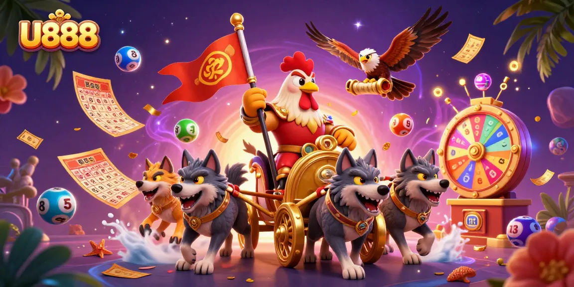 Experience thrilling gaming action at U888 with dynamic lottery, prize wheels, and festive cash rewards.