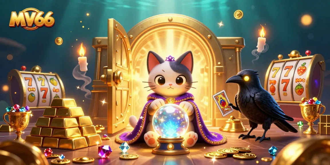 Experience the enchanting MV66 casino adventure featuring iconic characters and dazzling treasure.