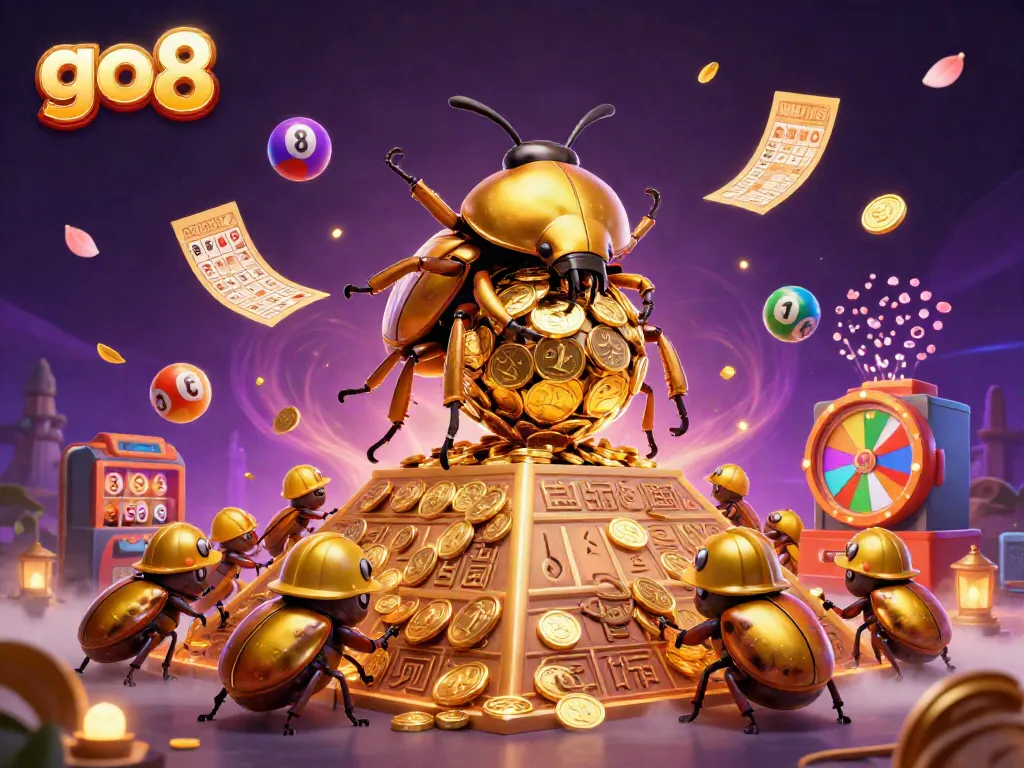 Experience thrilling fun at go 8 with vibrant lottery balls and lavish prizes raining down.