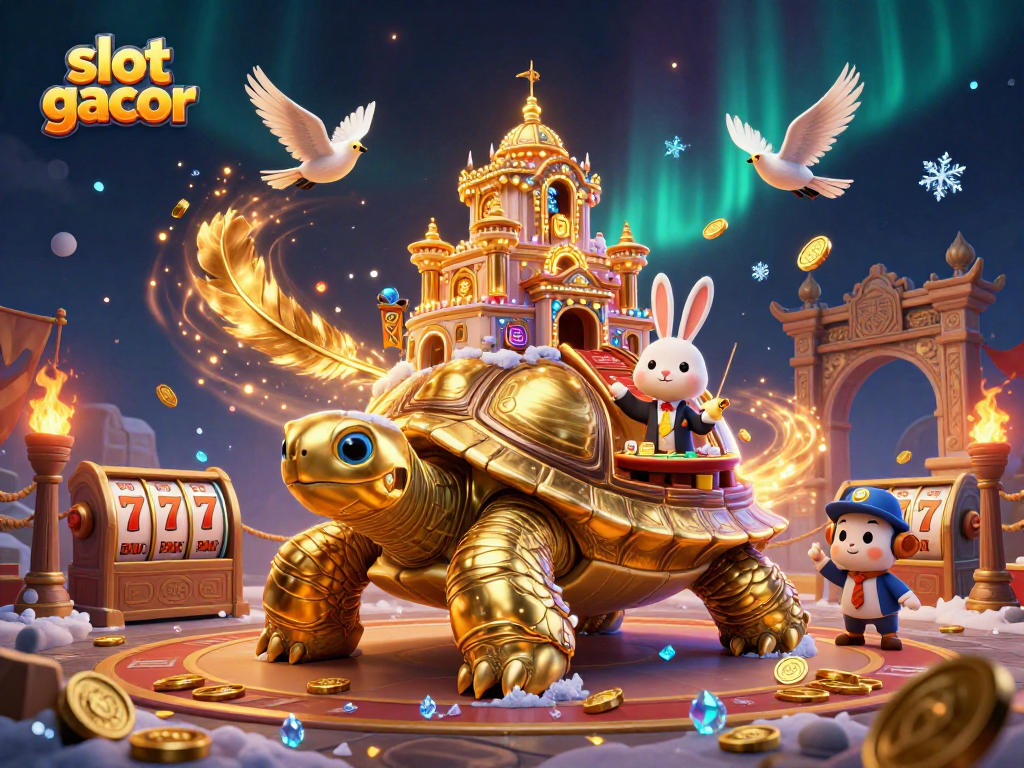 Spin to win at the slot gacor with vibrant characters and immersive casino elements.