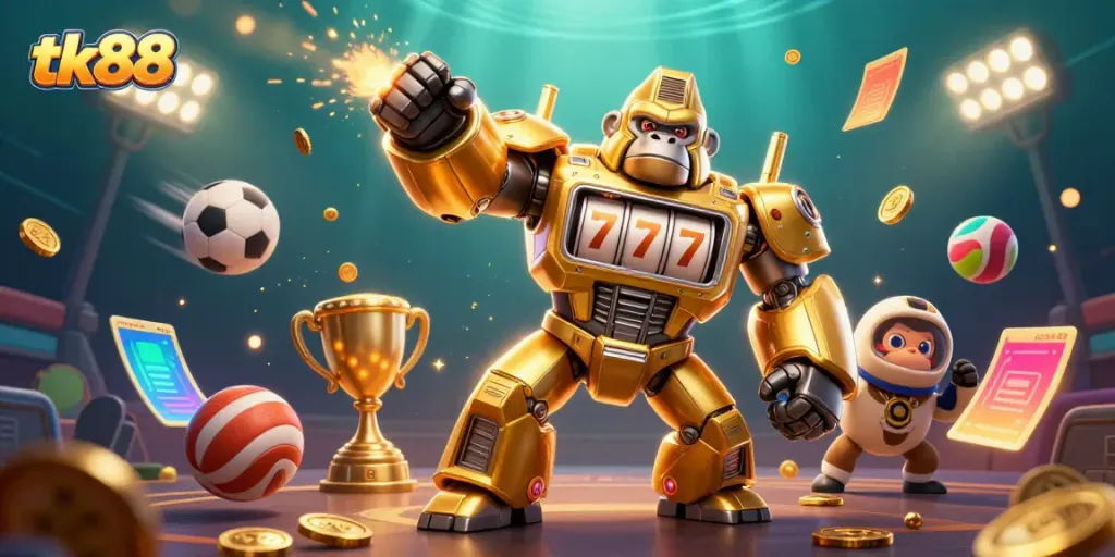 Engage in thrilling gameplay with the tk88 mech and sports elements bursting with excitement