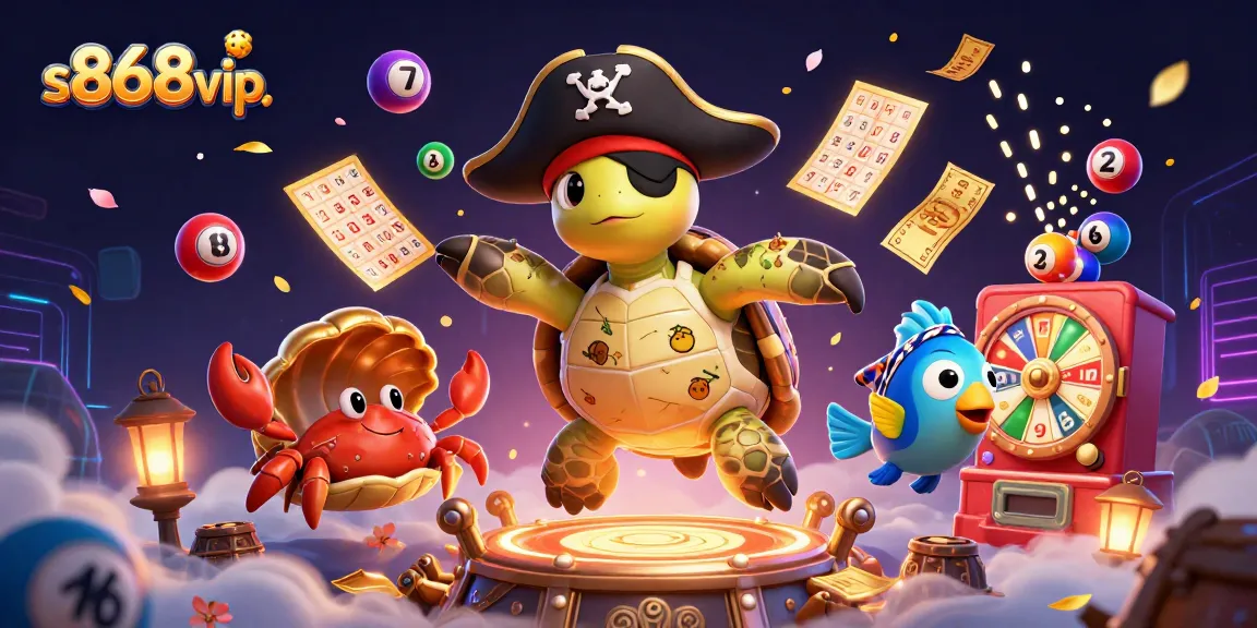 Experience thrilling game action at s868vip featuring colorful lottery elements and dynamic characters.